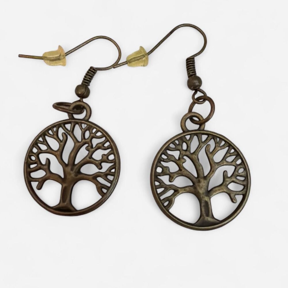 Tree-of-life Women's Gold and Brown Jewellery